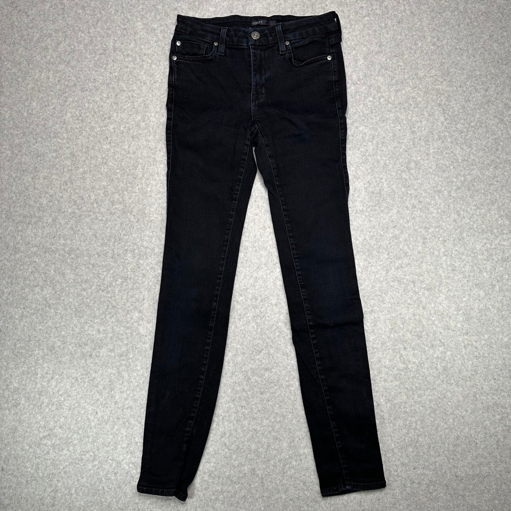 Fidelity Denim Women's Black Skinny‎ Jeans Size 28 Made in USA